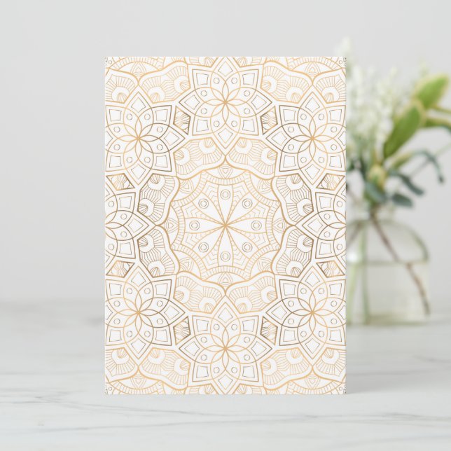 Luxury Mandala 4 Card (Standing Front)