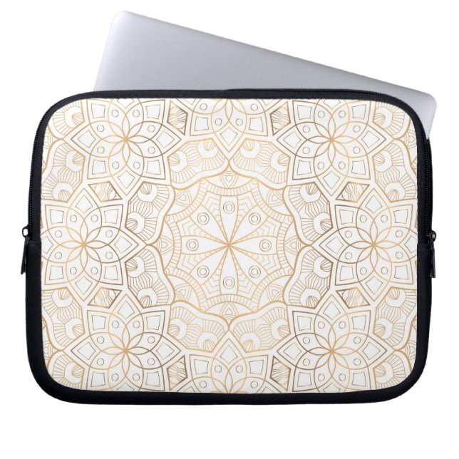 Luxury Mandala 4 Laptop Sleeve (Front)