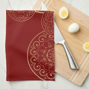 Luxury Mandala 50 Tea Towel