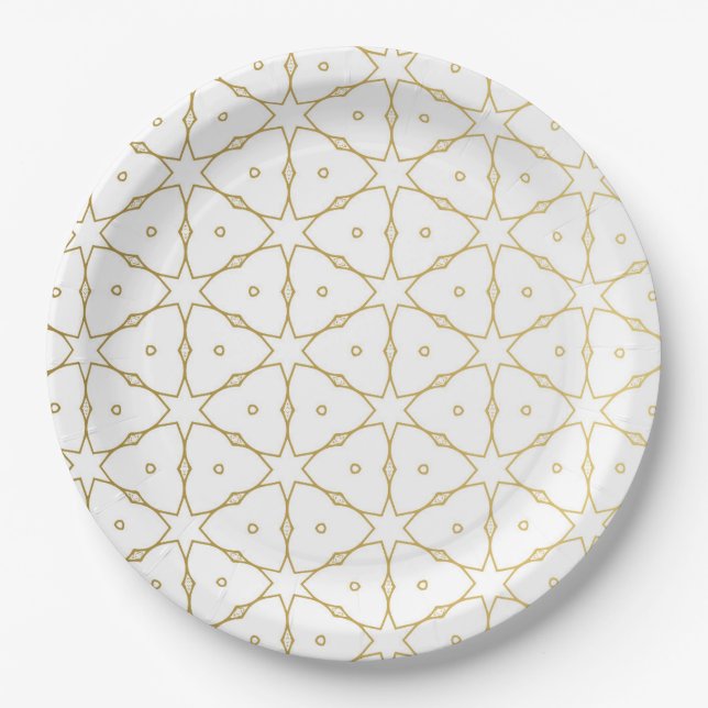 Luxury Mandala 52 Paper Plate (Front)