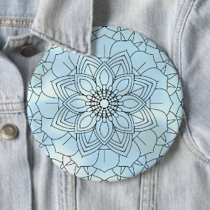 Luxury Mandala 56 6 Cm Round Badge