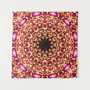 Luxury mandala brooch jewellery seamless pattern tapestry