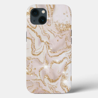 Luxury Marble Glitter iPhone 13 Case