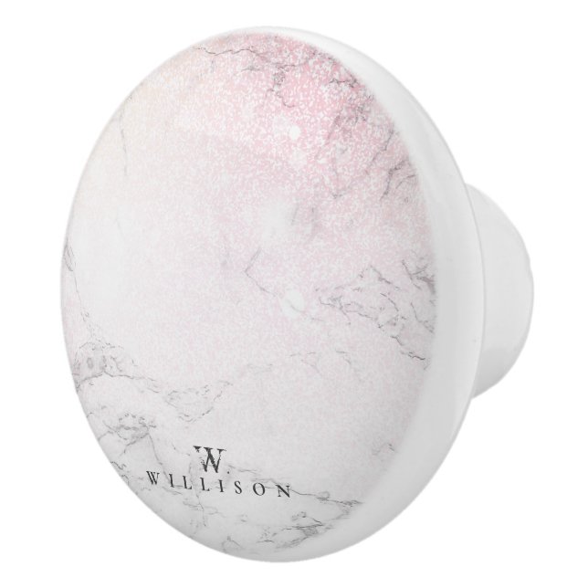 Luxury Marble Personalised design Ceramic Knob (Right)