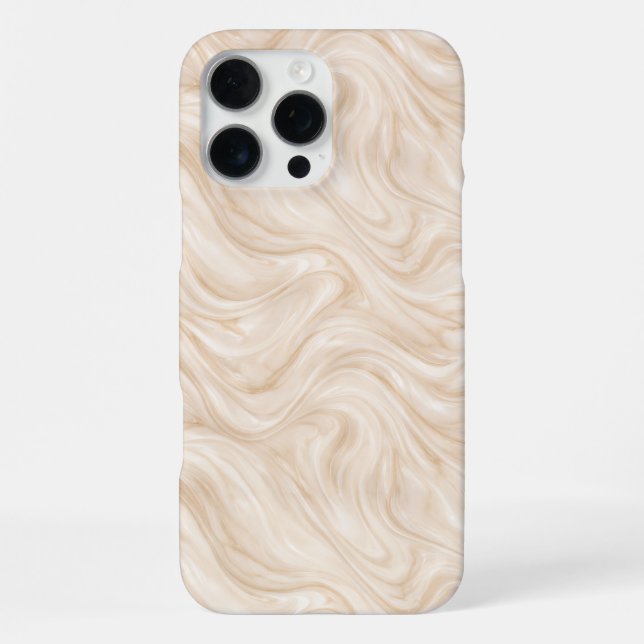 Luxury Marble Swirl Pattern iPhone Case (Back)