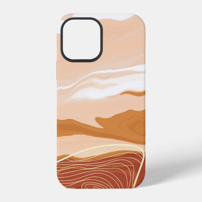 Luxury marble texture background design. Liquid ma iPhone Case (Back)