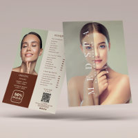 Luxury Medspa Service Menu Flyer Template