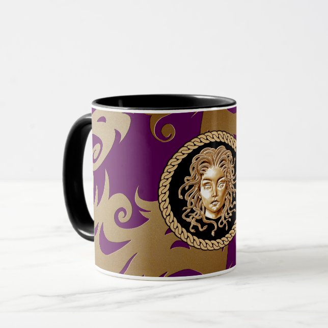 Luxury Medusa Baroque  Mug (Front Left)