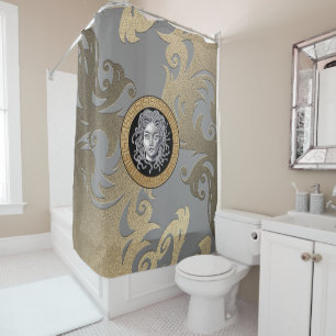 Luxury Medusa  Shower Curtain