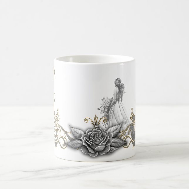 Luxury meets romance. coffee mug (Center)