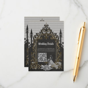 Luxury meets romance. enclosure card