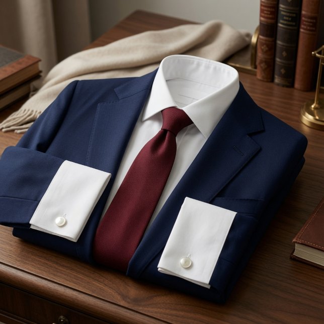 Luxury Merlot Red Textured Tie (Creator Uploaded)