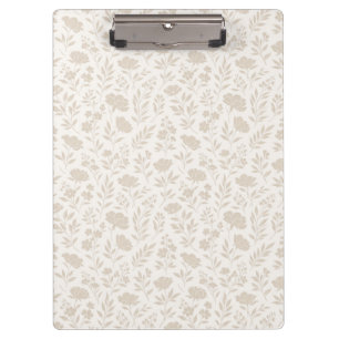 Luxury Minimal Botanical Pattern Clipboard