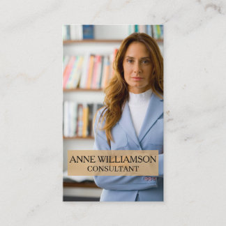 Luxury Minimal Modern Professional Photo Business Business Card