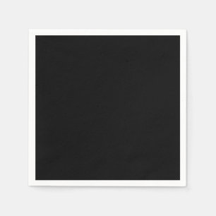 Luxury Minimalist Black Christmas Collection Napkin