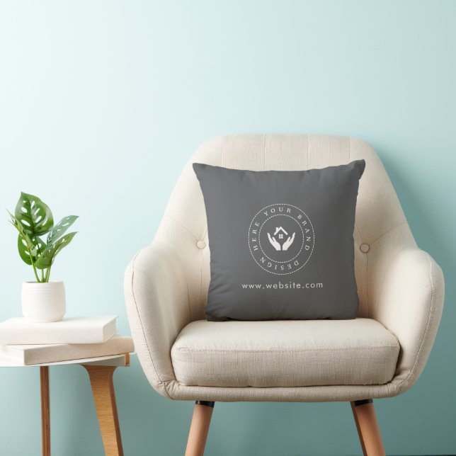 Luxury Minimalist Custom Logo Promotional Branded Cushion (Chair)