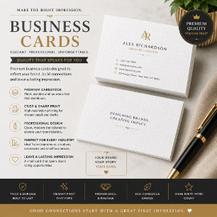 Luxury Minimalist Folded Business Card