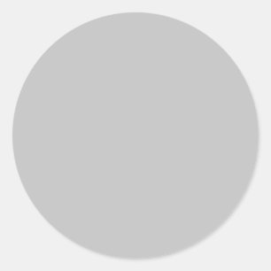 Luxury Minimalist Grey Round Stickers