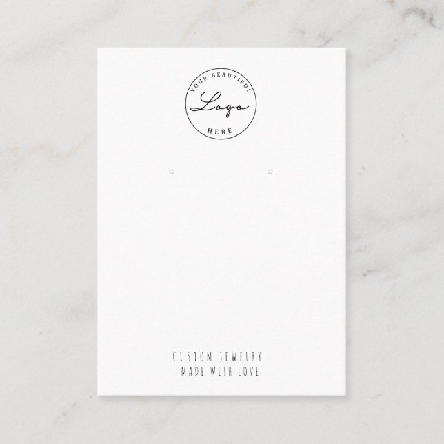 Luxury Minimalist Jewellery Display Card (Front)