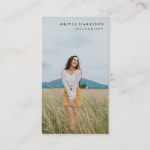 Luxury Minimalist Photography Business Card