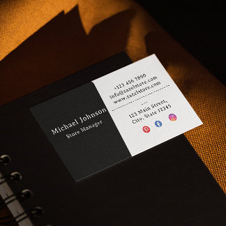 Luxury Minimalist Professional Card