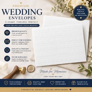 Luxury Minimalist Wedding Envelopes