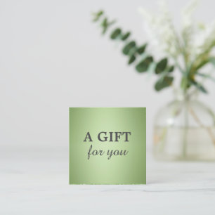 Luxury Mint Green Beauty Salon Discount Card