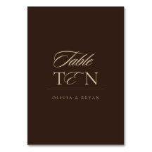 Luxury Modern Chocolate Mocha Wedding