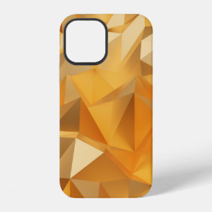 Luxury modern design gold polygon background 3d re iPhone 12 case