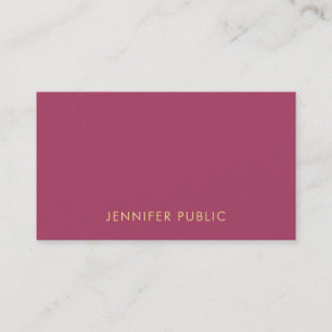 Luxury Modern Elegant Colours Simple Template Business Card