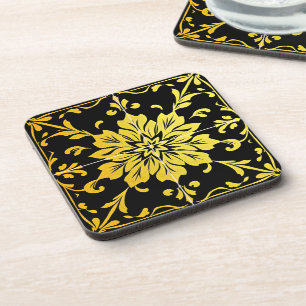 Luxury Modern Elegant Floral Collection Coaster