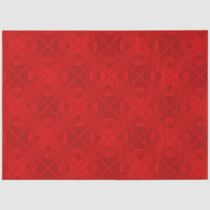 Luxury Modern Elegant Red Heart Tissue Paper