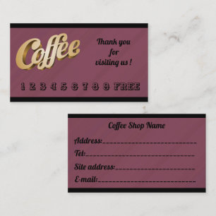 Luxury Modern Free Brown Marble Coffee Business Card