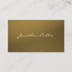 Luxury Modern Gold Elegant Professional Creative Business Card