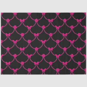 Luxury Modern Pink Natural Floral Butterfly Tissue Paper