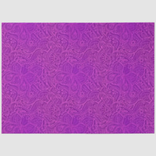 Luxury Modern Purple Natural Floral Butterfly Tissue Paper