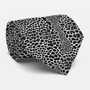 Luxury Modern White Leopard Elegant Collection Tie