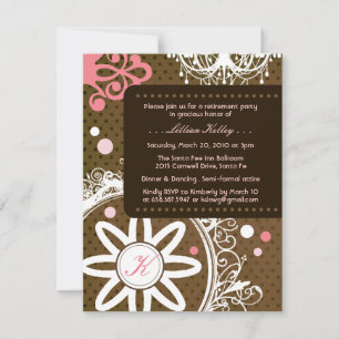 Luxury Monogram Invitations