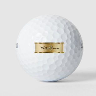 Luxury Monogram Style Golf Balls