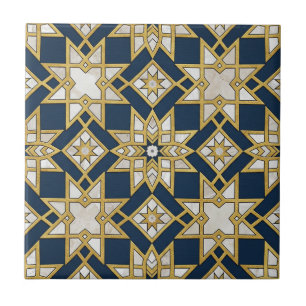 Luxury Moroccan Zellige Mosaic Seamless Pattern Ceramic Tile