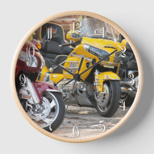 Luxury motorbikes clock