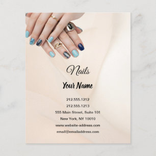 Luxury Nail Tech Flyer Scan the QR code
