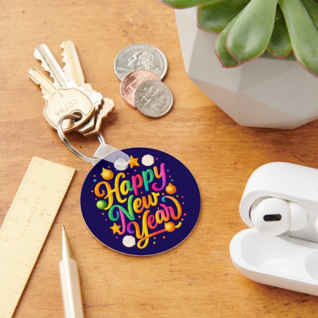 Luxury New Year Key Ring (Desk)