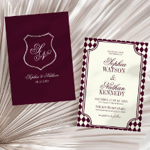 Luxury Old Money Wine Vintage Ivory Wedding