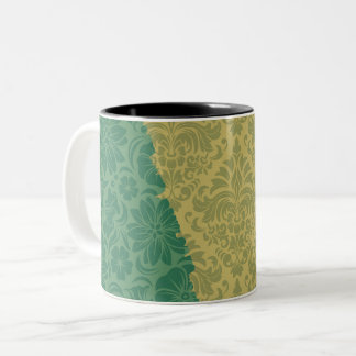 Luxury Ornamental Elements Two-Tone Coffee Mug