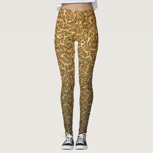 Luxury Packaging, Bright Spot Highlights. Leggings (Front)