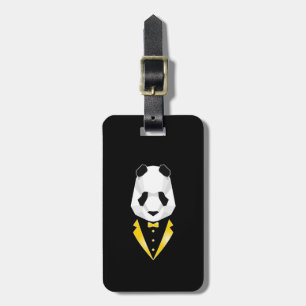Luxury Panda Luggage Tag
