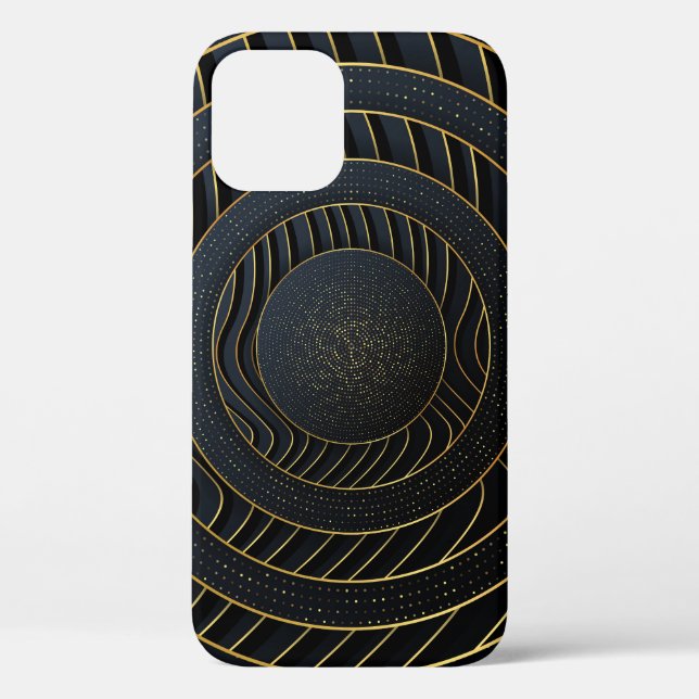 Luxury Paper Cut Golden Backgrounds. Case-Mate iPhone Case (Back)