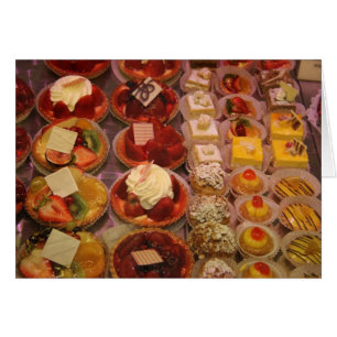 Luxury pastry in a French shop