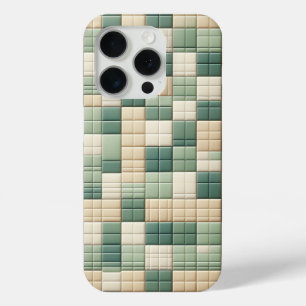 Luxury Pattern Case - Sage Green & beide plaid